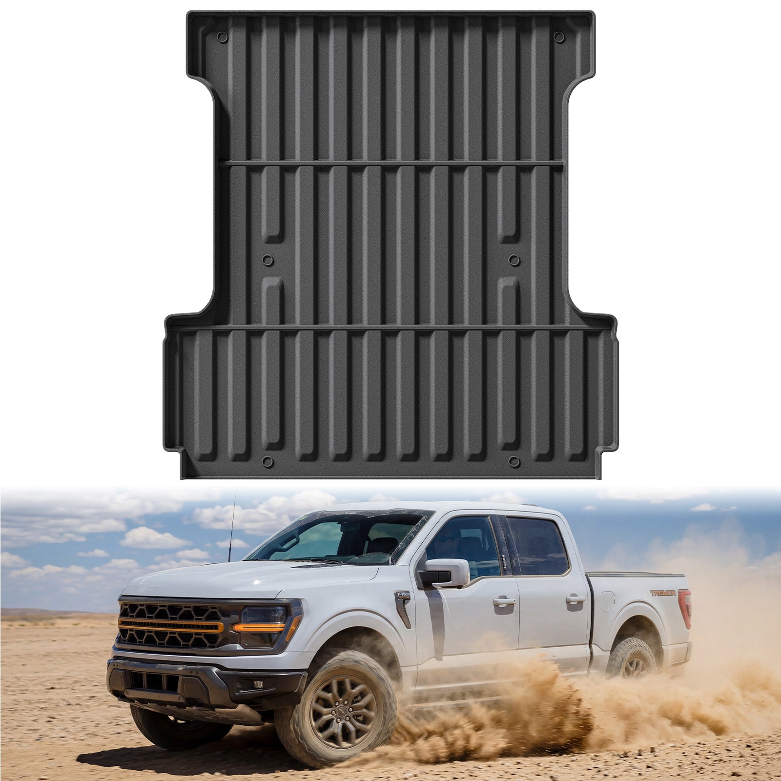 Truck Bed Mat for 2015-2026 Ford F-150/22-26 Lightning F150 5.5FT