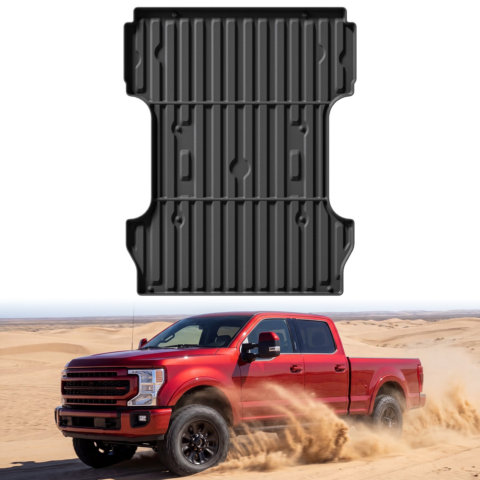 Rhinovy Truck Bed Mat for 2017-2027 Ford Super Duty F-250/350/450 6.75FT