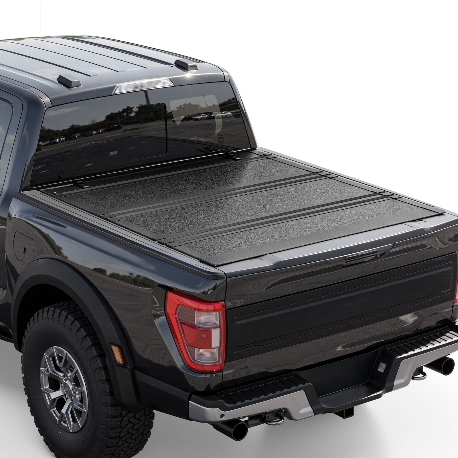Hard Tri-Fold Tonneau Cover, 2015-2026 Ford F150 5.5ft, Low Profile |
