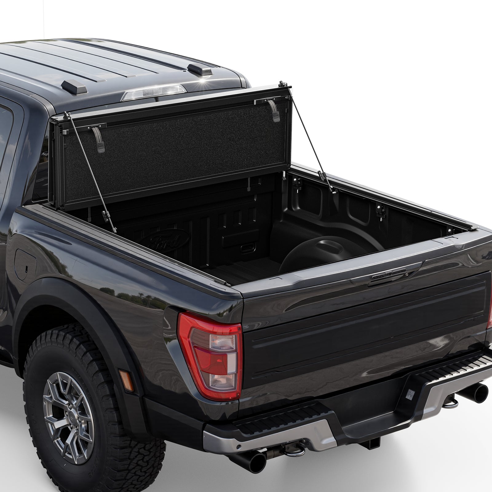 Flip-Up Tonneau Cover, 2015-2026 Ford F-150 5.5ft, Hard Folding